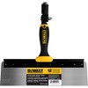 DEWALT 12" Offset Knife, 0.6mm Stainless Steel STIFF Blade |