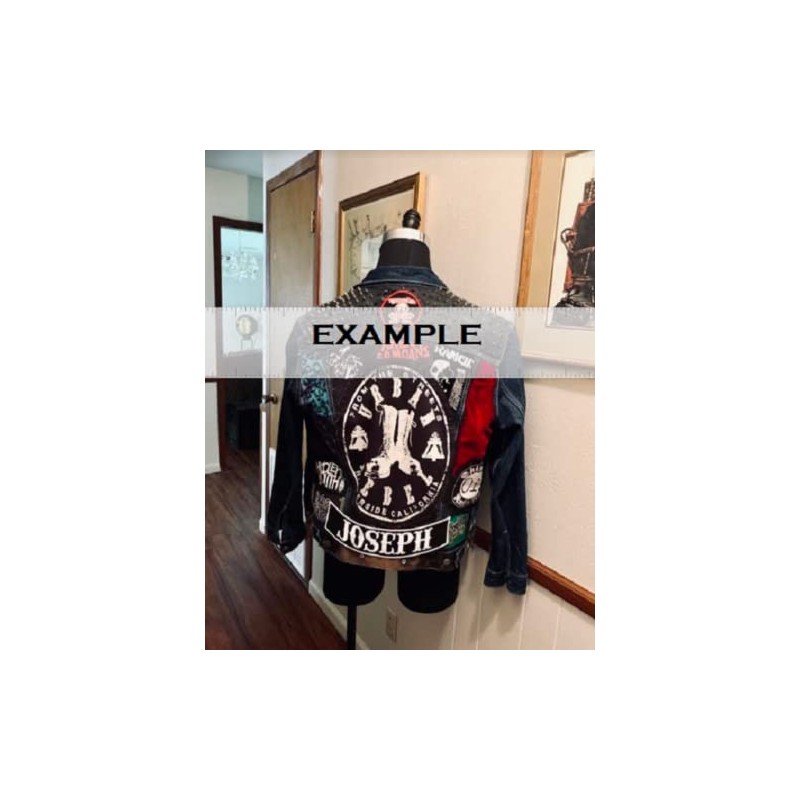 Texas Biker Rocker Patch 12"X3" for Jacket Vest Leathers