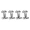 4 Pcs Swing Bar Lock Zinc Alloy Extra Thick Arm