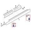 Rexka 20 Sets Rocker Panel Molding Screw Grommet Kit for