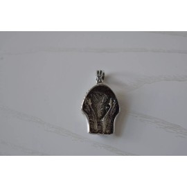 Handmade Necklace Pendant 925 Sterling Silver King Tut / Pharaoh Figure New Handmade