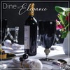 Vikko Décor Black and Silver Goblets | Large 18 Ounce