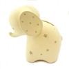 Bambino by Juliana Resin White Elephant & Stars Money Box
