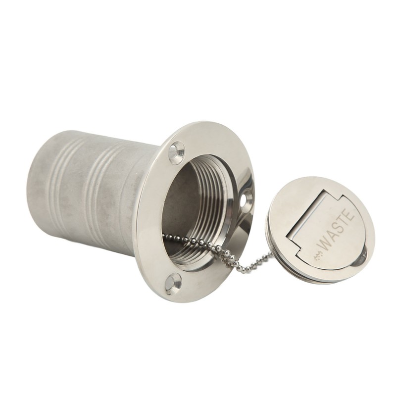 Boat Filler Right Angle Clamshell 316 Stainless Steel Hardware for