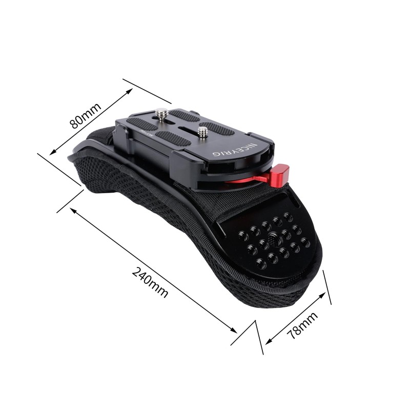 NICEYRIG Camera Quick Release Shoulder support Kit,Camera Shoulder Rig with