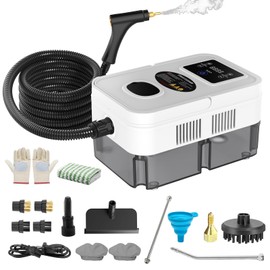 Steam Cleaner, 2500W High Pressure Steam Cleaner for Home, 10s Fast Heat-Up, Chemical-Free Steamer for Cleaning with 6 Steam Levels, 41oz Tank, Handheld Steam Cleaner for Car, Grease, Grout, Tile