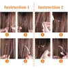 SHEDOWIG 500 Pcs Micro Links Bead Hair Extensions Tool Rings