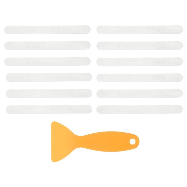 sourcing map 12pcs Non-Slip Bathtub Stickers, Anti-Slip Shower Stickers Showers