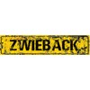 ANY AND ALL GRAPHICS ZWIEBACK 4"x18" Yellow Grunge Style Rustic
