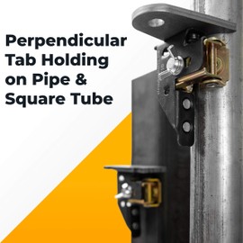 Strong Hand Tools - VAL-MFT10 , MagTab, Adjustable Magnetic Tab Holder, Adjustable Magnetic V-Pad Base, Max Pull Force: 18 LBS (8 kg), Magnetic Tack Welding Tool, MFT10