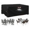 Enzeno Garden Furniture Cover，150X90X74cm Garden Table Cover Waterproof， 420D Heavy
