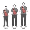 KL928 Canvas Sling Bag Crossbody Backpack Shoulder Casual Rucksack for