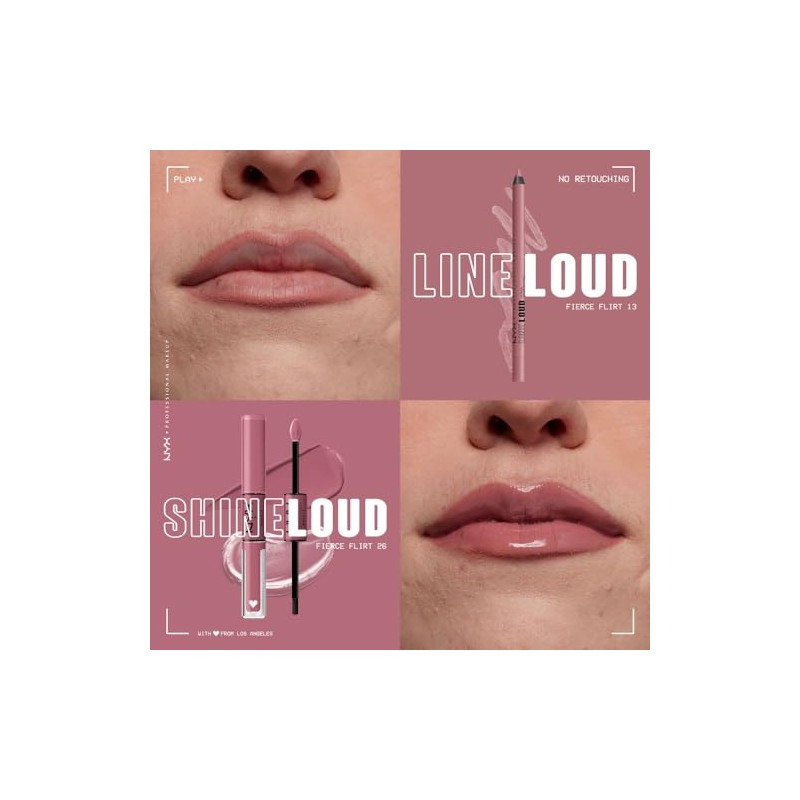NYX Professional Makeup, LINE LOUD LIP LINER, DELINEADOR DE LABIOS,