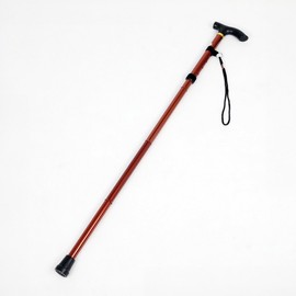 Elderly Cane Elderly Cane Foldable Grandmother Portable Cane (Silver) 2ea