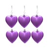 6pc Large Heart Xmas Baubles (Matte) - Great Christmas Tree