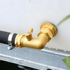 SIGURANTA Garden Hose Angle Valve 90 Degree Brass Extender Solid