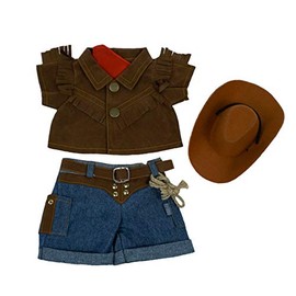 Cute Cowboy Outfit Teddy Bear Clothes 8 inch to 10 inch Stuffed Animals