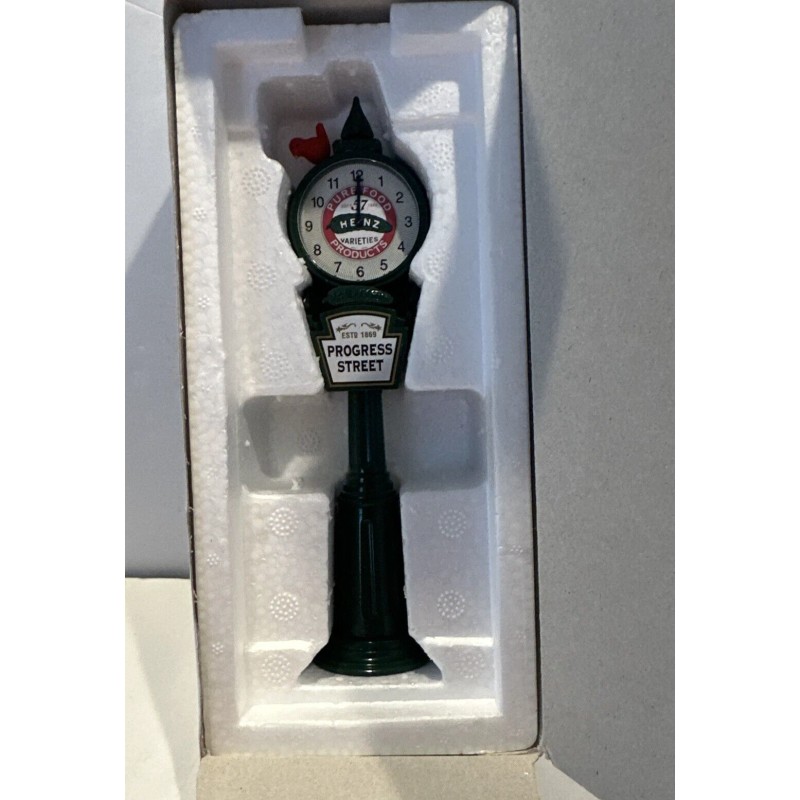 Clock 2001 Limited Edition ~ Dept 56 56.05834 Heinze Street