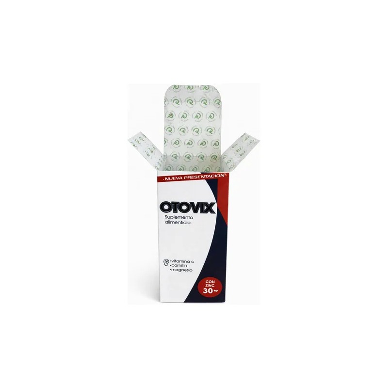 Otovix Para El Sistema Auditivo, Carnitina 30caps Suplemento Sabor Sin