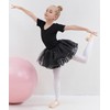Girls Tutu Skirt 4 Layered Tulle Sparkly Ballet Skirt Sequines