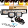 Auxbeam 20 Inch 420W LED Light Bar, 2 PCs 4
