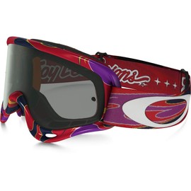Oakley XS TLD Reflection Orange Purple Kids Motocross Goggles with Dark Grey Lens