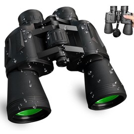 Parthan 20x50 Binoculars, Waterproof High Power Telescope for Adults, Telescope for Bird Watching, Hiking and Outdoor Activities, High Magnification Binoculars for Adults, Sports Binoculars