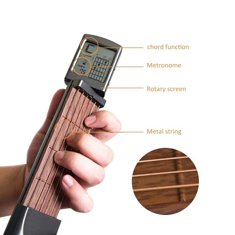 Guitar Chord Practice Tool, Pocket Guitar Trainer, Practical Chord Trainer,