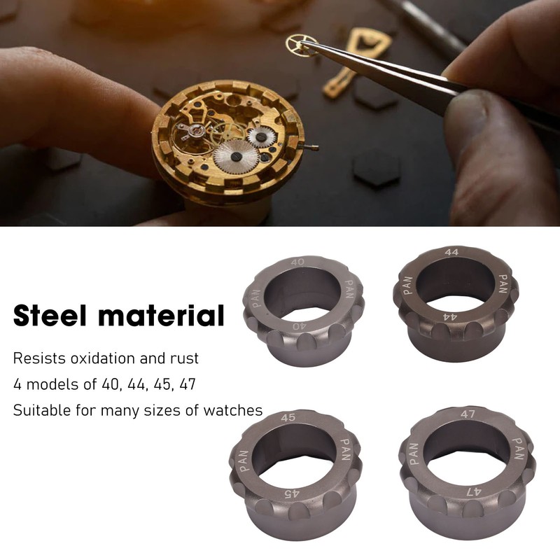 Watches Case Screw Back Opener 4 Models Steel Watch Back