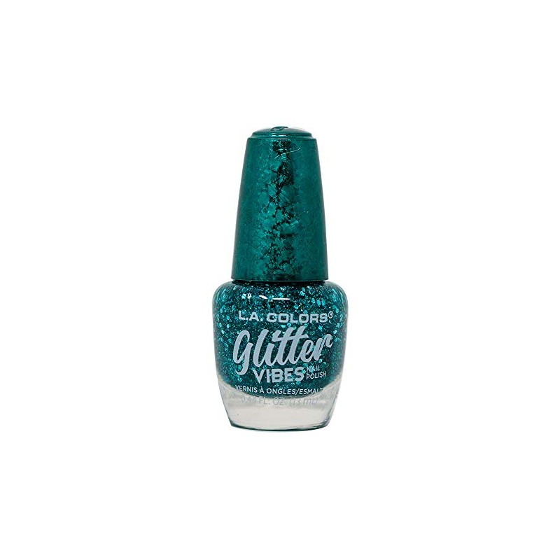 L.A. Colors Glitter Vibes Nail Polish (Drippin')
