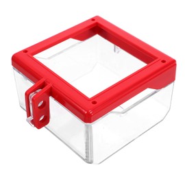 JECOMPRIS Emergency Stop Switch Cover Transparent Push Button Protector Quick Power Cutoff Electrical Safety Guard 3.85X3.85X2.44 Inches