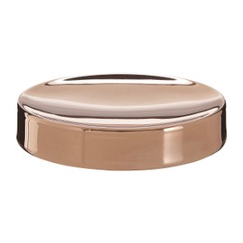 Premier Housewares Clara Soap Dish, Stainless-Steel, Rose Gold, 11 x 11 x 2 cm