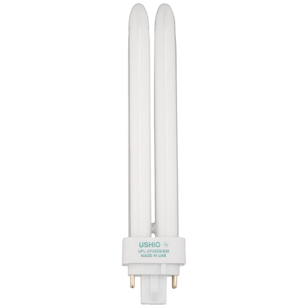 Ushio BC1340 3000144 - CF26DE/835 Double Tube 4 Pin Base Compact Fluorescent Light Bulb