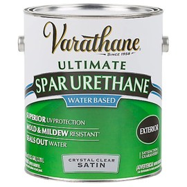 1 gal Rust-Oleum Brands 250231 Clear Varathane, Diamond Water-Based Spar Urethane, Satin