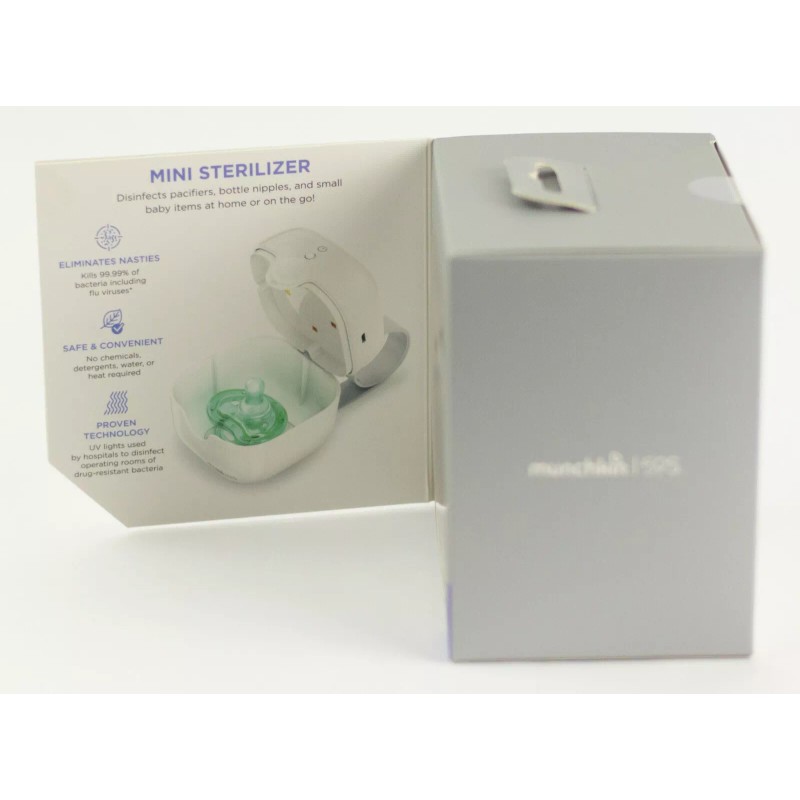 Munchkin 59S Mini Sterilizer Portable UV Sanitizer USB Battery Power