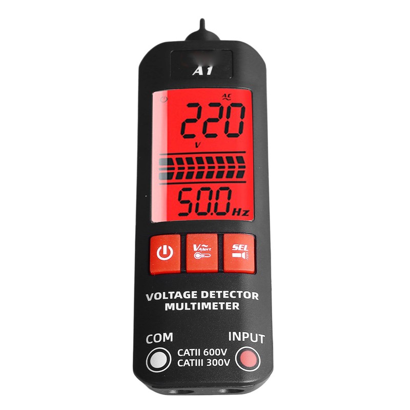 Digital Multimeter 2 Modes Voltage Detector Frequency Tester Measurement Tool