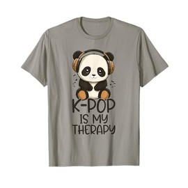 K-Pop Is My Therapy Panda Kpop Merch K-pop Merchandise T-Shirt