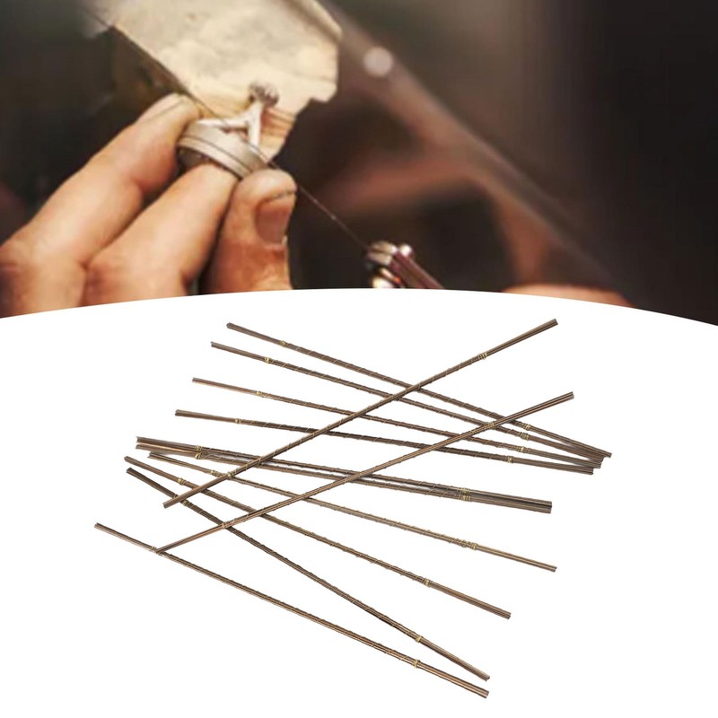 144pcs Jeweler Piercing Saw Blades 3/0 Spiral Teeth Jeweler Saw