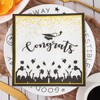 40 Count Graduation Cap Party Napkins - Dr. Hat Design