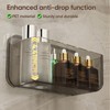 Plaitaoai Acrylic Shower Caddy,6 Pack Acrylic Rustproof Shower Organizer with