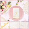 50 Pcs Scalloped Disposable Hand Towels Monogrammed Decorative Paper Napkins