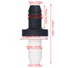 6Pcs Check Valve Plastic Non Return 1 Way Inline Valve