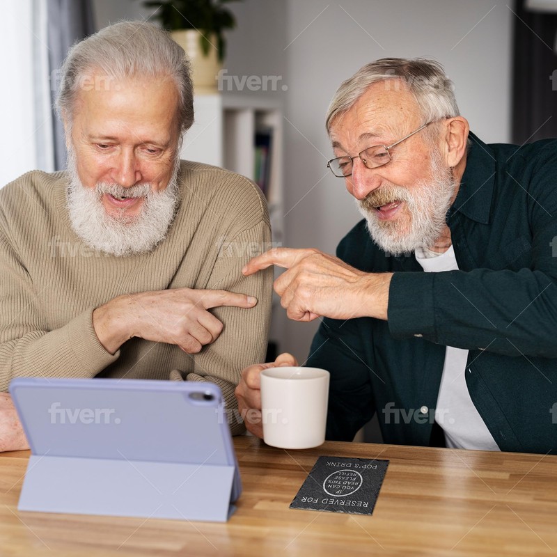 Christmas Birthday Present Gift For Grandad Grampy Pop Grandpa Black