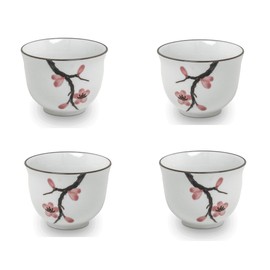AAF Nommel ® Sakura Mocha Tea or Espresso Cups Set of 4 Gift Set