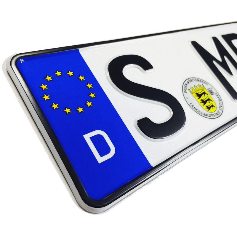 Z Plates Compatible wtih Mercedes Front German License Plate with