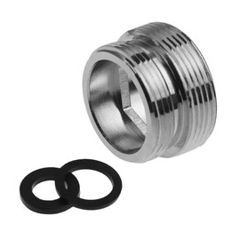 Faucet Water Aerator Adapter Brass Faucet Water Filter Connector 26mm to 22mm NPT Thread Adapter (Male to Male)