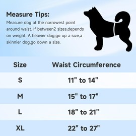 Male Dogs Diapers Belly Bands(4Pack), Washable Reusable Male Boy Doggy Wraps Panties for Doggie Puppy Pooping Potty Training Incontinence Marking Pañal para Perro Medium