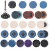 Glarks 30Pcs Sanding Discs Assortment Kit, 2 Inch Quick Change
