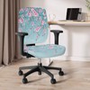Xorudoydet Blue Cherry Blossom Print Office Chair Seat Cover, Spandex