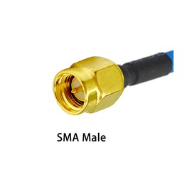 Vecys 2 x SMA Male to SMA Female RF Coaxial Cable 50 Ohm 20 Inches / 50 cm RG402 SMA RF Coaxial Pigtail Cable